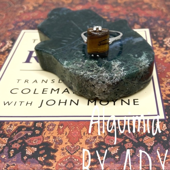 Tiger’s Eye silver gem ring - Picture 2 of 3